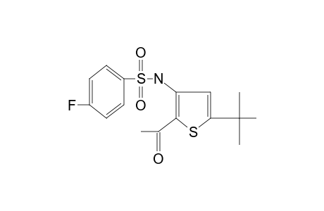 N-(2-ACETYL-5-tert-BUTYL-3-THIENYL)-p-FLUOROBENZENESULFONAMIDE