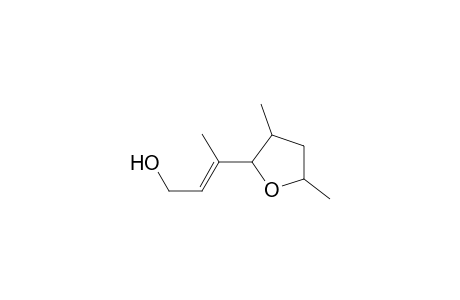 2-Buten-1-ol, 3-(tetrahydro-5,5-dimethyl-2-furanyl)-, (E)-