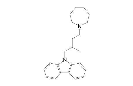 9-[4-(1-Azepanyl)-2-methylbutyl]-9H-carbazole