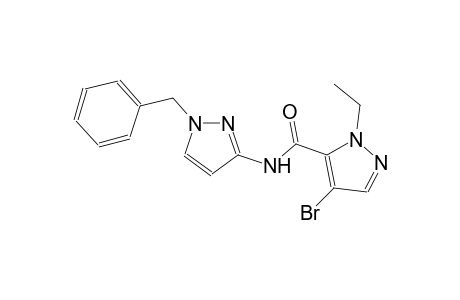 N-(1-benzyl-1H-pyrazol-3-yl)-4-bromo-1-ethyl-1H-pyrazole-5-carboxamide