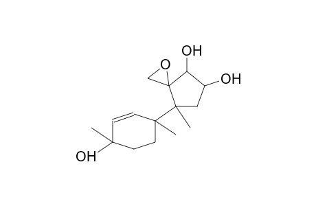 1-OXASPIRO[2.4]HEPTANE-4,5-DIOL, 7-(4-HYDROXY-1,4-DIMETHYL-2-CYCLOHEXEN-1-YL)-7-METHYL-
