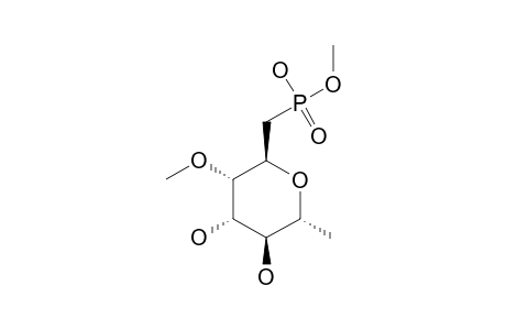 METHYL-2,6-ANHYDRO-1,7-DIDEOXY-3-O-METHYL-L-GLYCERO-L-TALO-HEPTIT-1-YL-PHOSPHONATE