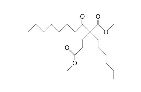 2-(1-Oxo-octyl)-2-hexyl-pentanedioic acid, dimethyl ester