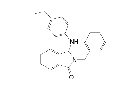1H-isoindol-1-one, 3-[(4-ethylphenyl)amino]-2,3-dihydro-2-(phenylmethyl)-