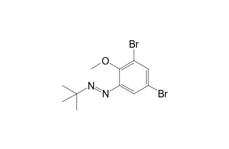 1-(tert-Butyl)-2-(3,5-dibromo-2-methoxyphenyl)diazene