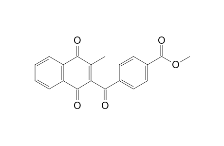 4-(3-Methyl-1,4-dioxo-1,4-dihydro-naphthalene-2-carbonyl)-benzoic acid methyl ester