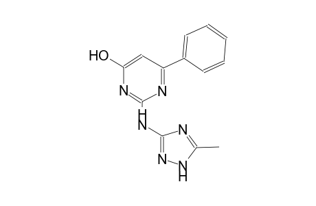 4-pyrimidinol, 2-[(5-methyl-1H-1,2,4-triazol-3-yl)amino]-6-phenyl-