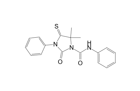 1-Imidazolidinecarboxamide, 5,5-dimethyl-2-oxo-N,3-diphenyl-4-thioxo-
