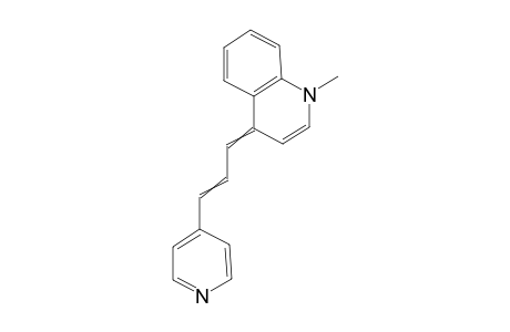 4-[3-(1-methyl-4(1H)-quinolylidene)-propenyl]-pyridine
