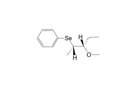 ERYTHRO-2-BENZENESELENYL-3-METHOXY-PENTANE