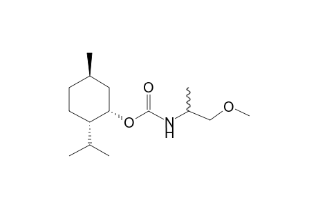 [(1S,2S,5R)-2-isopropyl-5-methyl-cyclohexyl] N-(2-methoxy-1-methyl-ethyl)carbamate