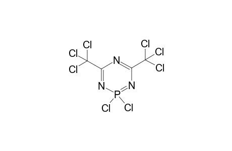 2,2-Dichloro-4,6-bis(trichloromethyl)-1,3,5,2lambda5-triazaphosphorine