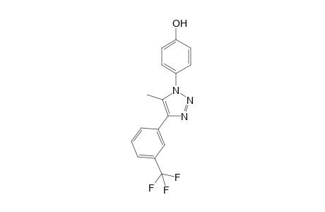 4-(5-Methyl-4-[3-(trifluoromethyl)phenyl]-1H-1,2,3-triazol-1-yl)phenol