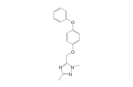 1H-1,2,4-Triazole, 1,3-dimethyl-5-[(4-phenoxyphenoxy)methyl]-