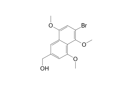 7-Bromo-1,5,8-trimethoxynaphthalene-3-methanol