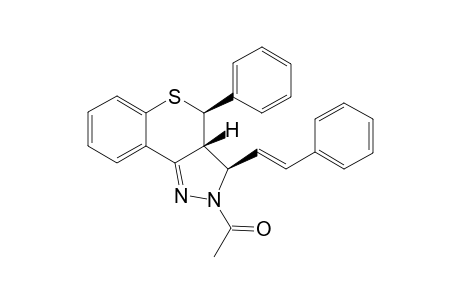 (TRANS-3,3A)-(TRANS-3A,4)-2,3,3A,4-TETRAHYDRO-2-ACETYL-4-PHENYL-3-STYRYL-[1]-BENZOTHIOPYRANO-[4,3-C]-PYRAZOLE