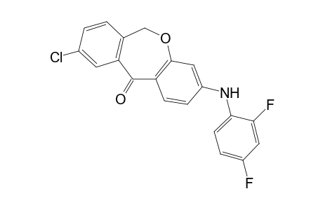 9-chloro-3-(2,4-difluorophenylamino)-6,11-dihydrodibenzo[b,e]oxepin-11-one