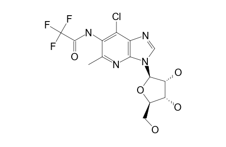 2,2,2-TRIFLUORO-N-[7-CHLORO-5-METHYL-3-(BETA-D-RIBOFURANOSYL)-3H-IMIDAZO-[4,5-B]-PYRIDIN-6-YL]-ACETAMIDE
