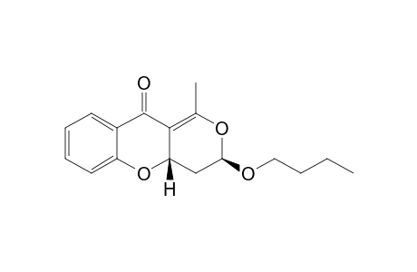 cis-3-Butoxy-4,4a-dihydro-1-methyl-3H,10H-pyrano[4,3-b][1]benzopyran-10-one
