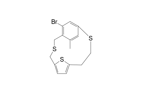 14-bromo-16-methyl-2,11-dithia[3]paracyclo[3](2,4)thiophenophane