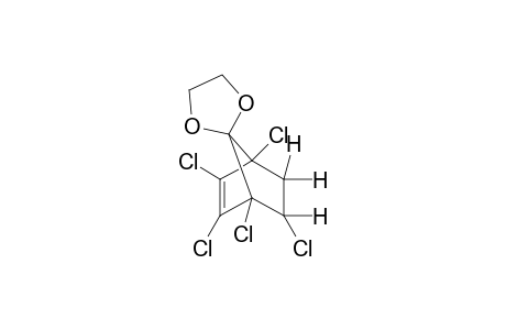 1',2',3',4',5'-pentachlorospiro[1,3-dioxolane-2,7'-[2]-norbornene]