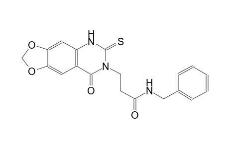 [1,3]dioxolo[4,5-g]quinazoline-7-propanamide, 5,6,7,8-tetrahydro-8-oxo-N-(phenylmethyl)-6-thioxo-