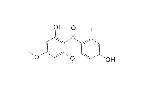 (2-Hydroxy-4,6-dimethoxyphenyl)(4-hydroxy-2-methylphenyl)methanone