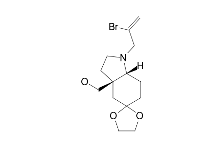 CIS-1-(2-BROMO-2-PROPENYL)-3A-(HYDROXYMETHYL)-OCTAHYDROINDOL-5-ONE-ETHYLENE-ACETAL