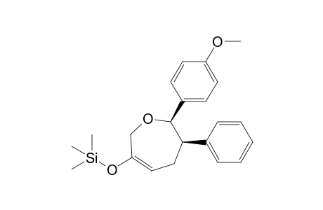 [(6R*,7R*)-7-(4-Methoxyphenyl)-6-phenyl-2,5,6,7-tetrahydrooxepin-3-yloxy]trimethylsilane