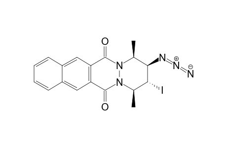 (1S,2R,3R,4R)-1,4-Dimethyl-2-azido-3-iodo-1,2,3,4,6,13-hexahydrobenzo[g]pyridazino[1,2-b]phthalazine-5,13-dione
