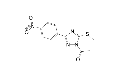 1-acetyl-5-(methylsulfanyl)-3-(4-nitrophenyl)-1H-1,2,4-triazole