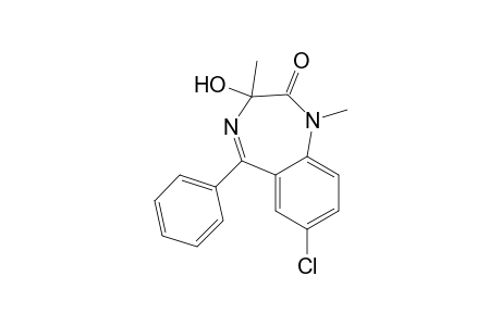 2H-1,4-Benzodiazepin-2-one, 7-chloro-1,3-dihydro-3-hydroxy-1,3-dimethyl-5-phenyl-