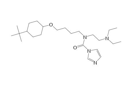 1H-Imidazole-1-carboxamide, N-[2-(diethylamino)ethyl]-N-[4-[[4-(1,1-dimethylethyl)cyclohexyl]oxy]butyl]-