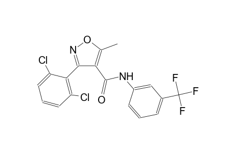3-(2,6-dichlorophenyl)-5-methyl-N-[3-(trifluoromethyl)phenyl]-4-isoxazolecarboxamide