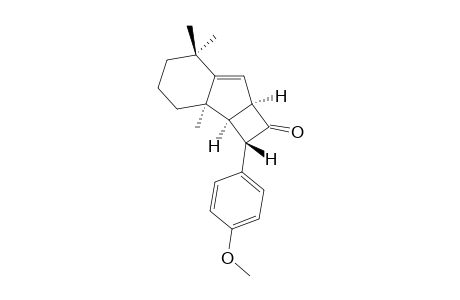 5-PARA-ANISYL-7,11,11-TRIMETHYL-TRICYCLO-[5.4.0.0(3,6)]-UNDEC-1-EN-4-ONE