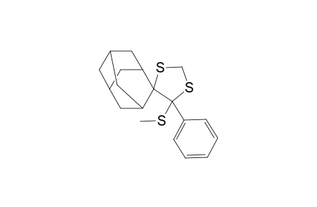 4'-Methylthio-4'-phenylspiro[adamantane-2,5'-(1,3)-dithiolane]