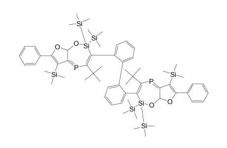 4-TERT.-BUTYL-3,7-DIPHENYL-2,2,6-TRIS-(TRIMETHYLSILYL)-2,8A-DIHYDROFURO-[2,3-B]-[1,4,7]-OXAPHOSPHASILAEPINE