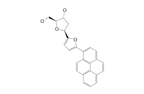 1-BETA-[5-(PYREN-1-YL)-FURAN-2-YL]-1,2-DIDEOXY-D-RIBOFURANOSIDE