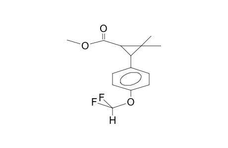 2,2-DIMETHYL-3-(4-DIFLUOROMETHOXYPHENYL)CYCLOPROPANCARBOXYLIC ACID,METHYL ESTER