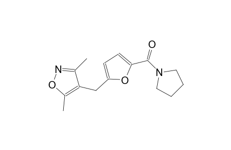 3,5-dimethyl-4-{[5-(1-pyrrolidinylcarbonyl)-2-furyl]methyl}isoxazole
