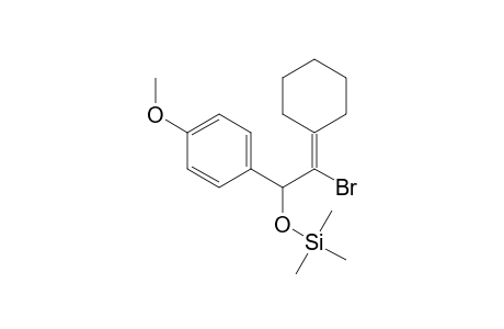 Silane, [2-bromo-2-cyclohexylidene-1-(4-methoxyphenyl)ethoxy]trimethyl-