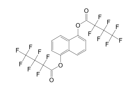 1,5-Dihydroxynaphthalene, bis(heptafluorobutyrate)