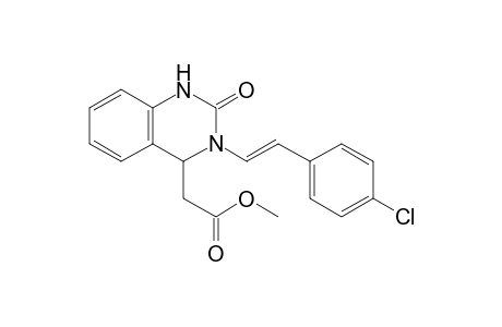 Methyl 2-oxo-3-[2-(4-chlorophenyl)vinyl]-3,4-dihydroquinazolin-4-acetate