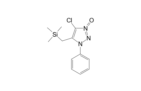 1-CHLORO-1-PHENYL-5-[(TRIMETHYLSILYL)-METHYL]-1H-1,2,3-TRIAZOLE-3-OXIDE