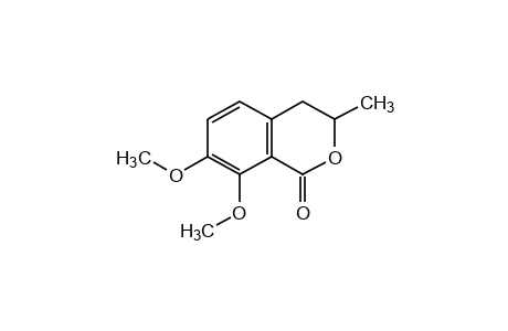 (+/-)-3,4-dihydro-7,8-dimethoxy-3-methylisocoumarin