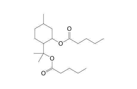 [5-methyl-2-(1-methyl-1-pentanoyloxy-ethyl)cyclohexyl] pentanoate