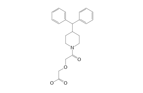 {{[4-(diphenylmethyl)piperidino]carbonyl}methoxy}acetic acid