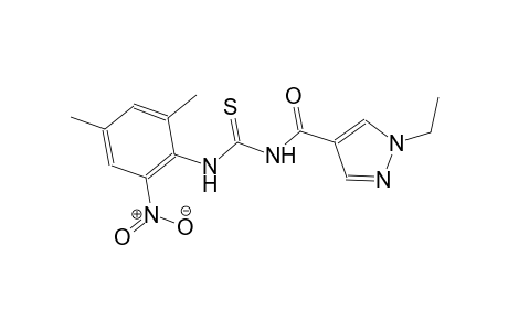 N-(2,4-dimethyl-6-nitrophenyl)-N'-[(1-ethyl-1H-pyrazol-4-yl)carbonyl]thiourea