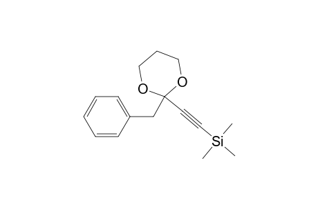 Silane, trimethyl[[2-(phenylmethyl)-1,3-dioxan-2-yl]ethynyl]-