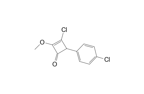 3-Chloranyl-4-(4-chlorophenyl)-2-methoxy-cyclobut-2-en-1-one